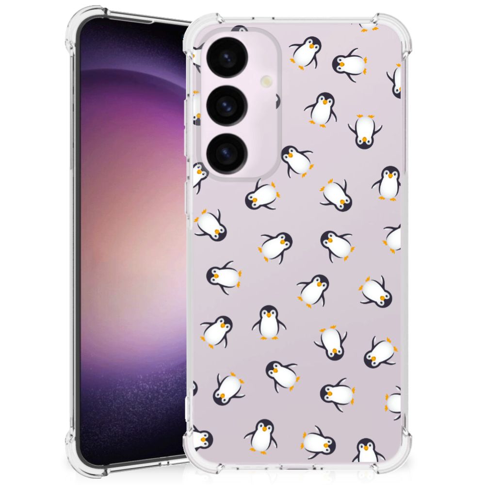 Doorzichtige Silicone Hoesje voor Samsung Galaxy S24 Plus Pinguïn B2C Telecom