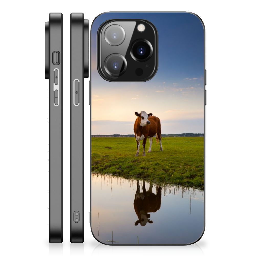 iPhone 14 Pro Dierenprint Telefoonhoesje Koe B2C Telecom