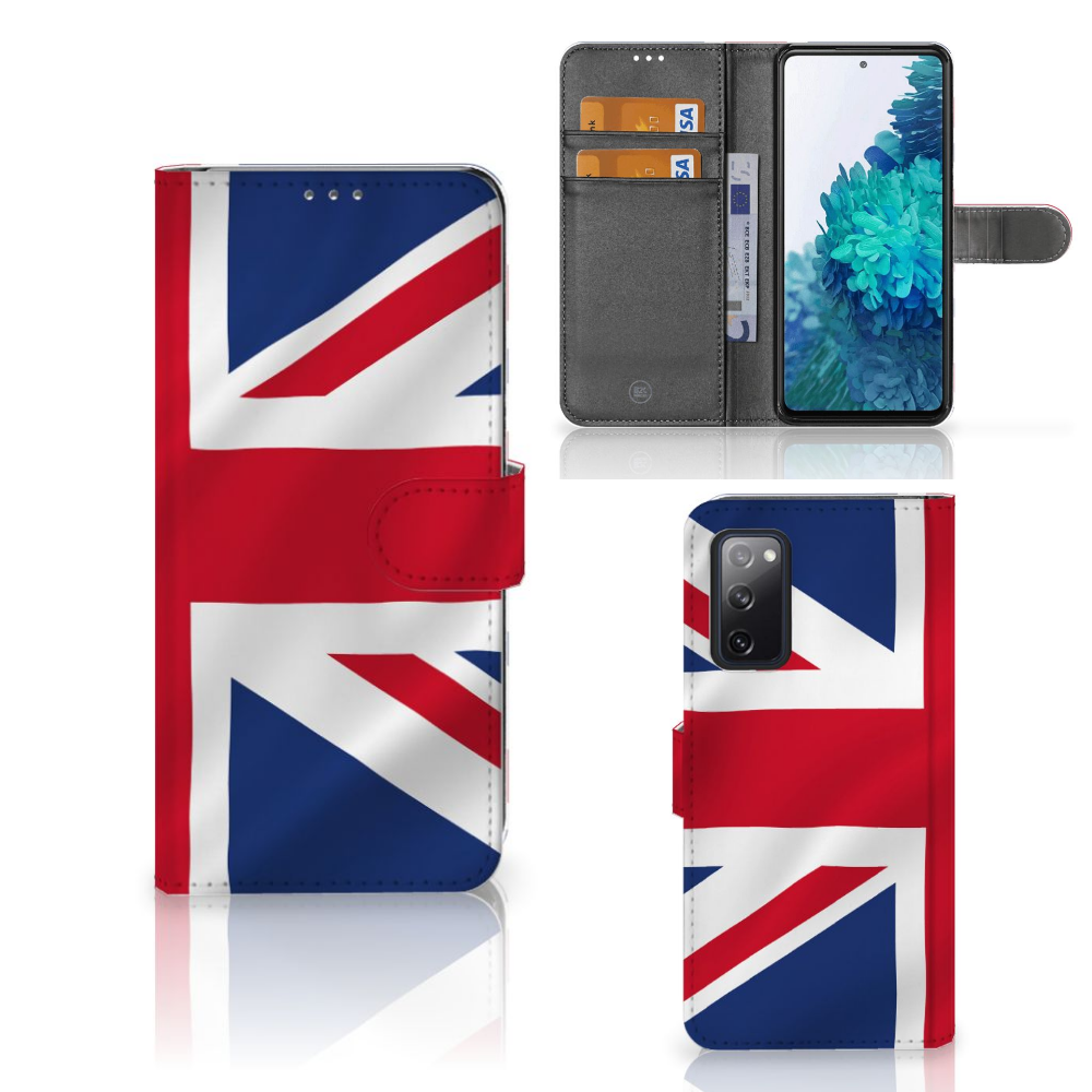 Samsung Galaxy S20 FE Bookstyle Case Groot-Brittannië