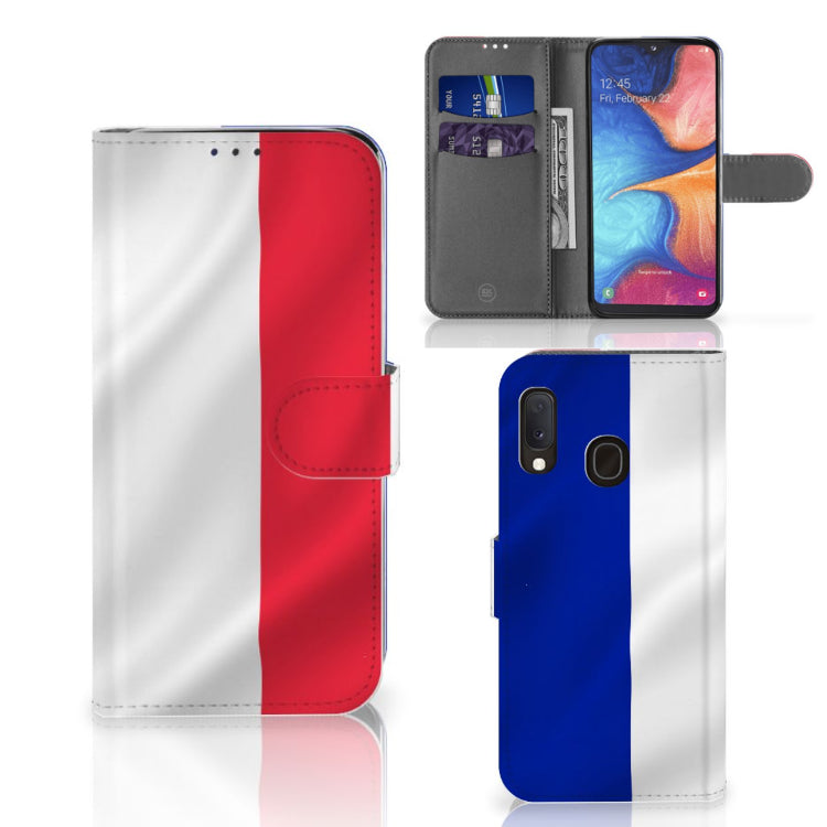 Samsung Galaxy A20e Bookstyle Case Frankrijk