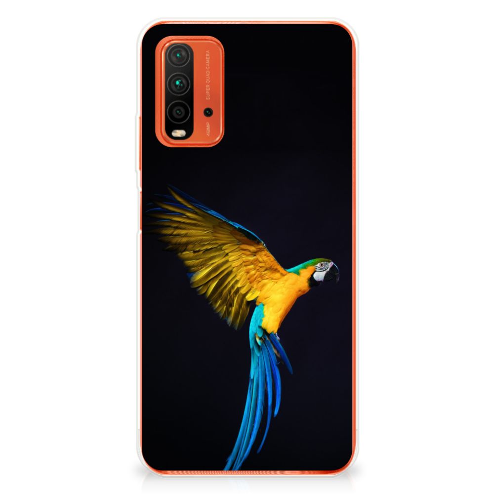 Xiaomi Poco M3 TPU Hoesje Papegaai