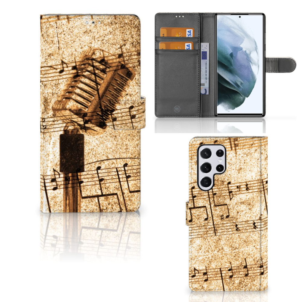 Samsung Galaxy S22 Ultra Telefoonhoesje met foto Bladmuziek