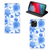Smart Cover voor Apple iPhone 11 Pro Flowers Blue met een prachtig Delftsblauw bloemenontwerp đ.