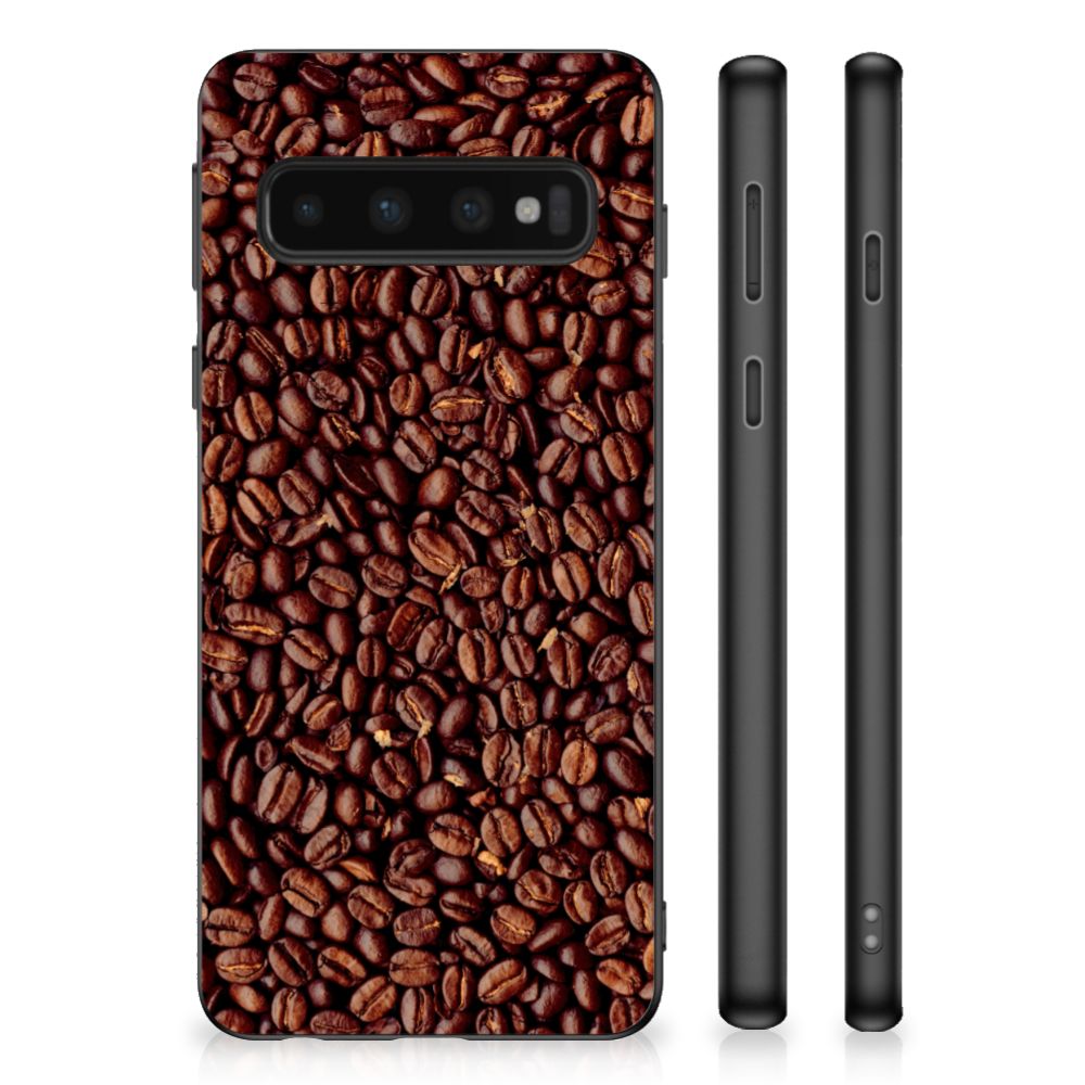 Samsung Galaxy S10 Silicone Case Koffiebonen B2C Telecom