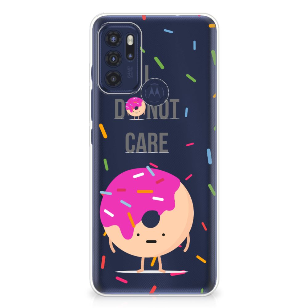Motorola Moto G60s Siliconen Case Donut Roze B2C Telecom