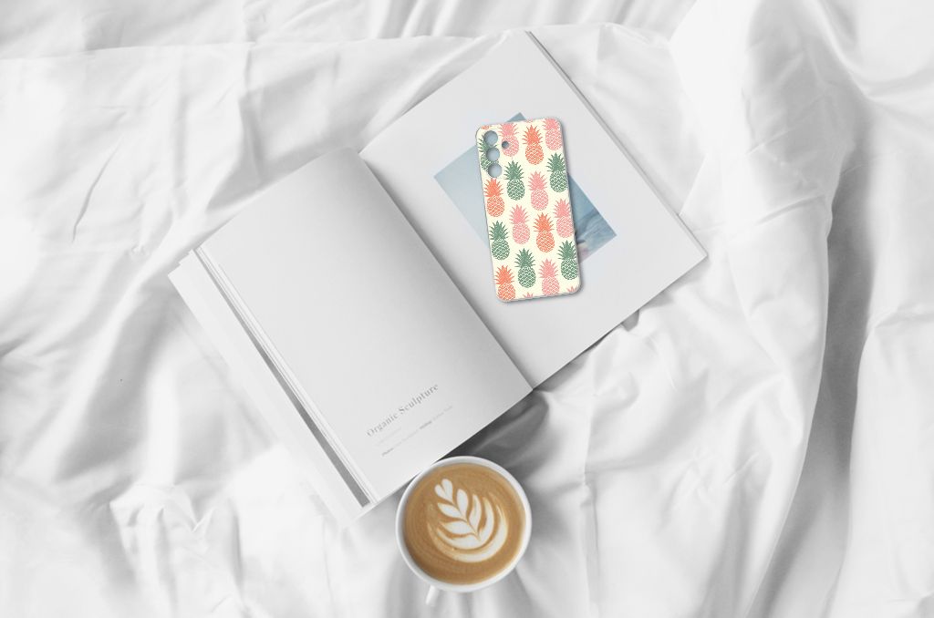 Samsung Galaxy A15 Siliconen Case Ananas