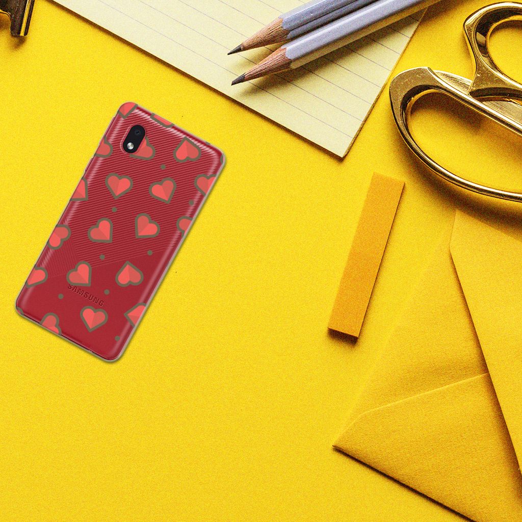 Samsung Galaxy A01 Core TPU bumper Hearts B2C Telecom