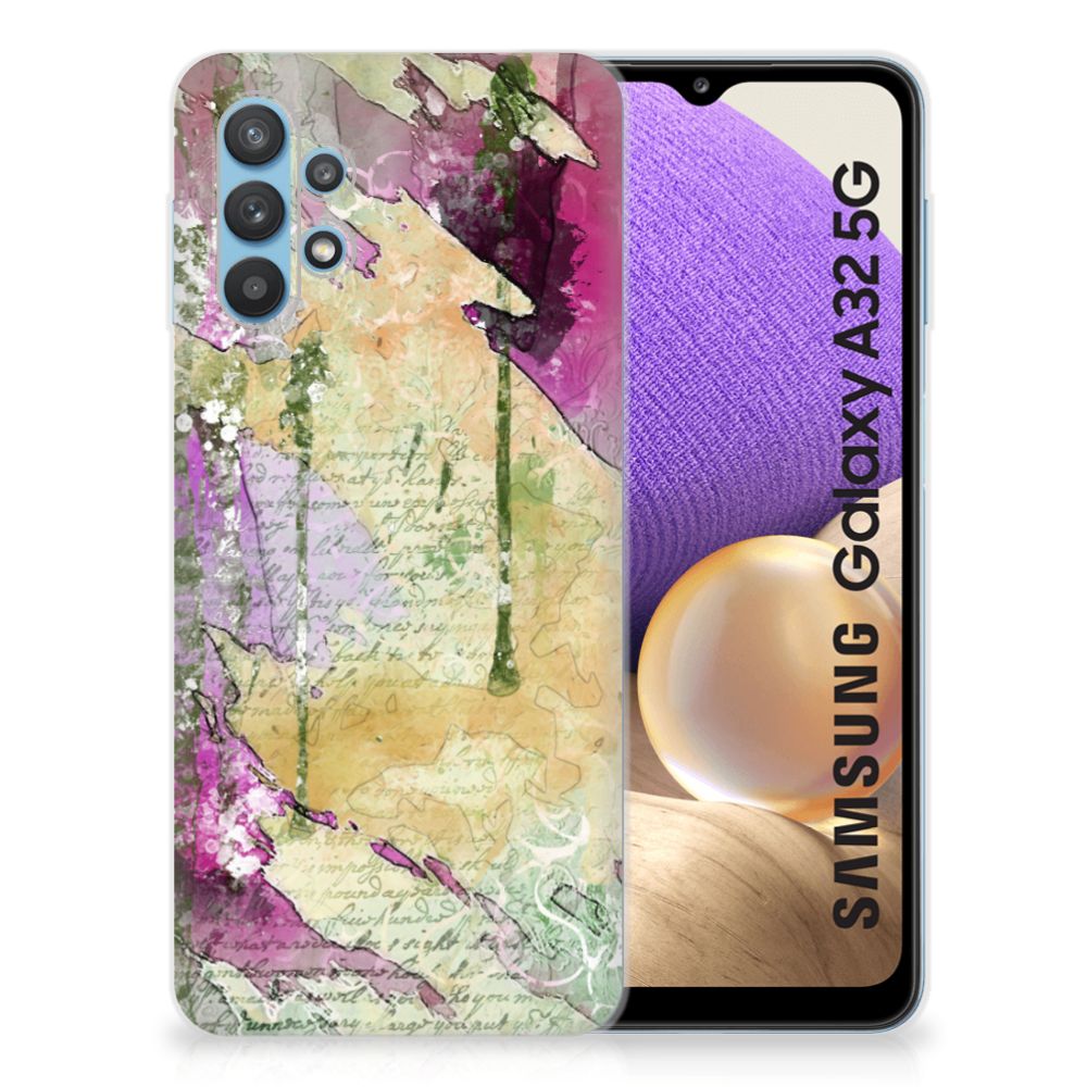 Hoesje maken Samsung Galaxy A32 5G Letter Painting B2C Telecom