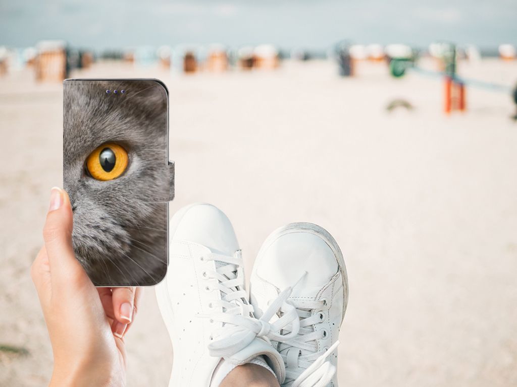 Telefoonhoesje met Pasjes Samsung Galaxy S10e Britse Korthaar