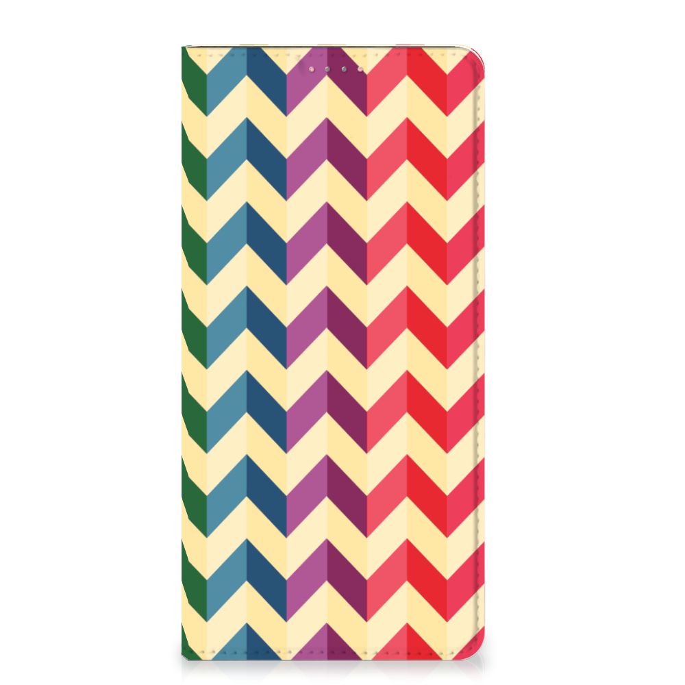 Samsung Galaxy A13 (4G) Hoesje met Magneet Zigzag Multi Color