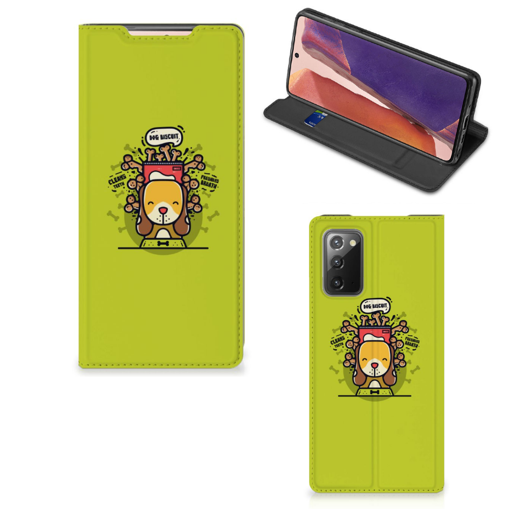 Samsung Galaxy Note20 Magnet Case Doggy Biscuit - B2C Telecom