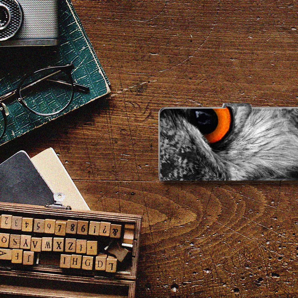 Sony Xperia 10 Telefoonhoesje met Pasjes Uil