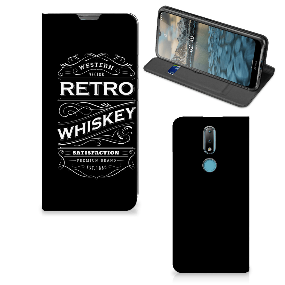 Nokia 2.4 Flip Style Cover Whiskey - B2C Telecom