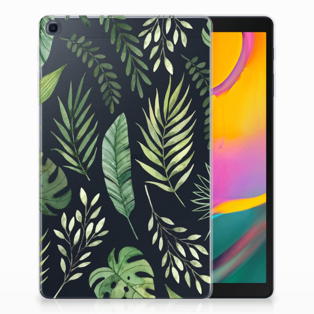 Samsung Galaxy Tab A 10.1 (2019) Siliconen Hoesje Leaves