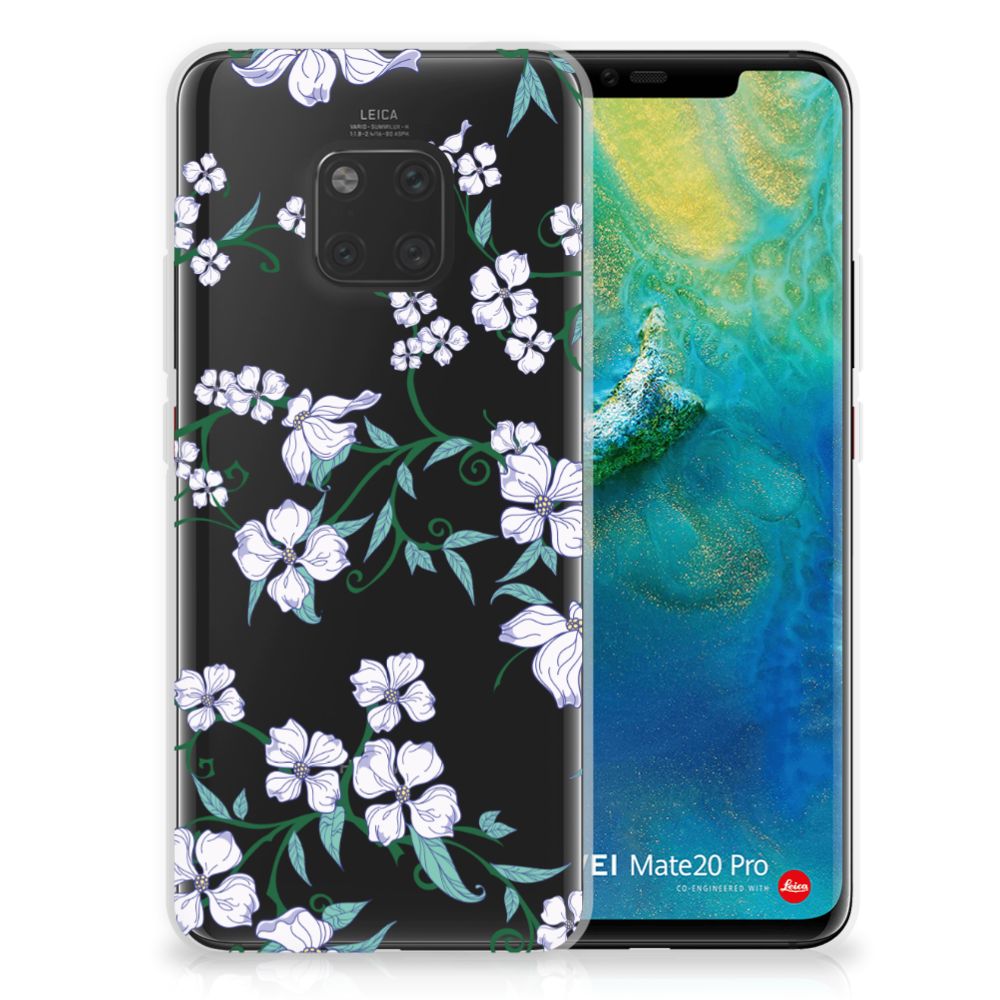 Huawei Mate 20 Pro Uniek TPU Case Blossom White