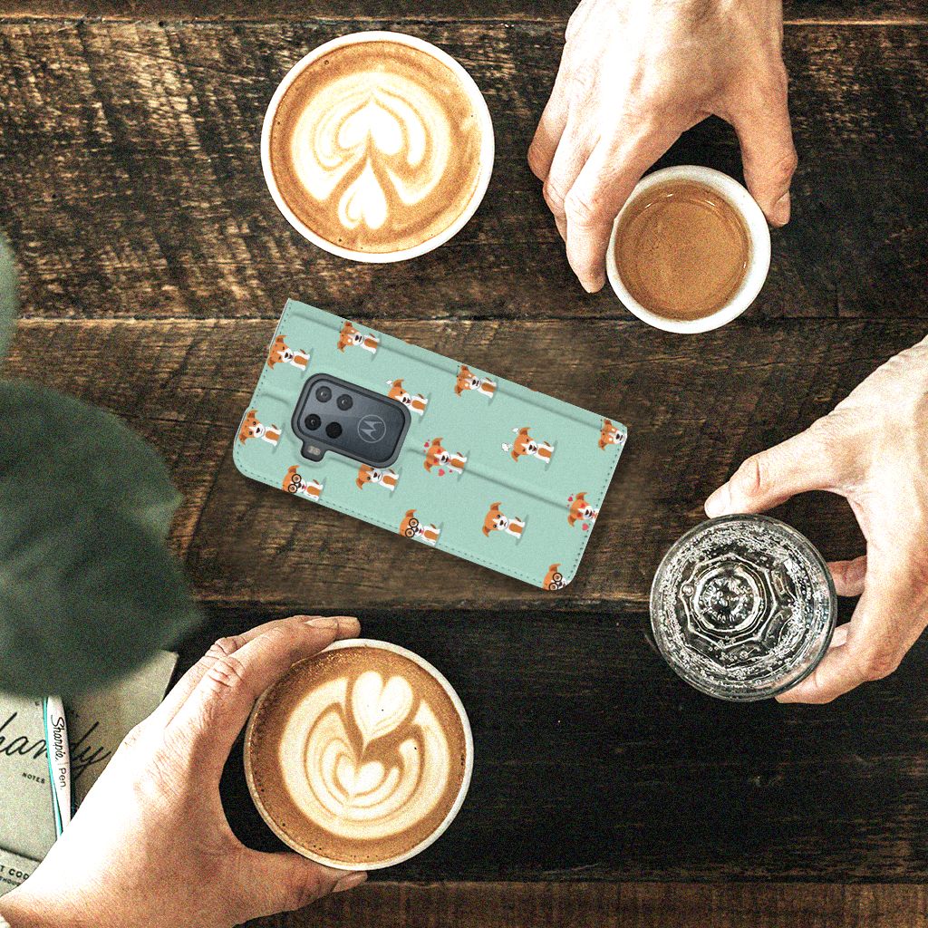Motorola One Zoom Hoesje maken Pups - B2C Telecom