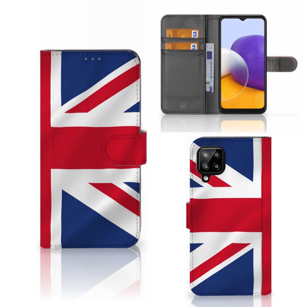 Samsung Galaxy A22 4G | M22 Bookstyle Case Groot-Brittannië