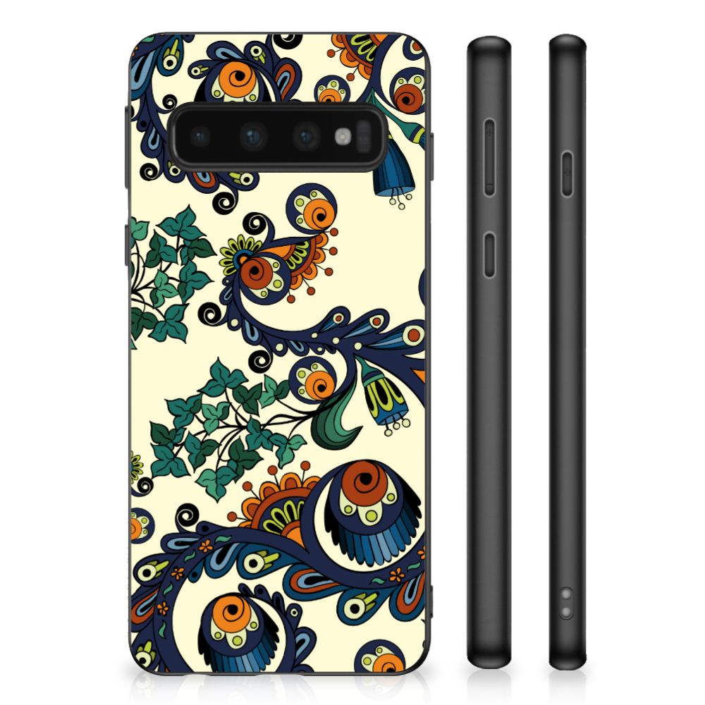 Hoesje TPU Samsung Galaxy S10 Barok Flower