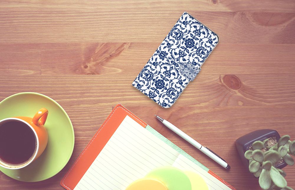 Samsung Galaxy A31 Hoesje Flower Blue