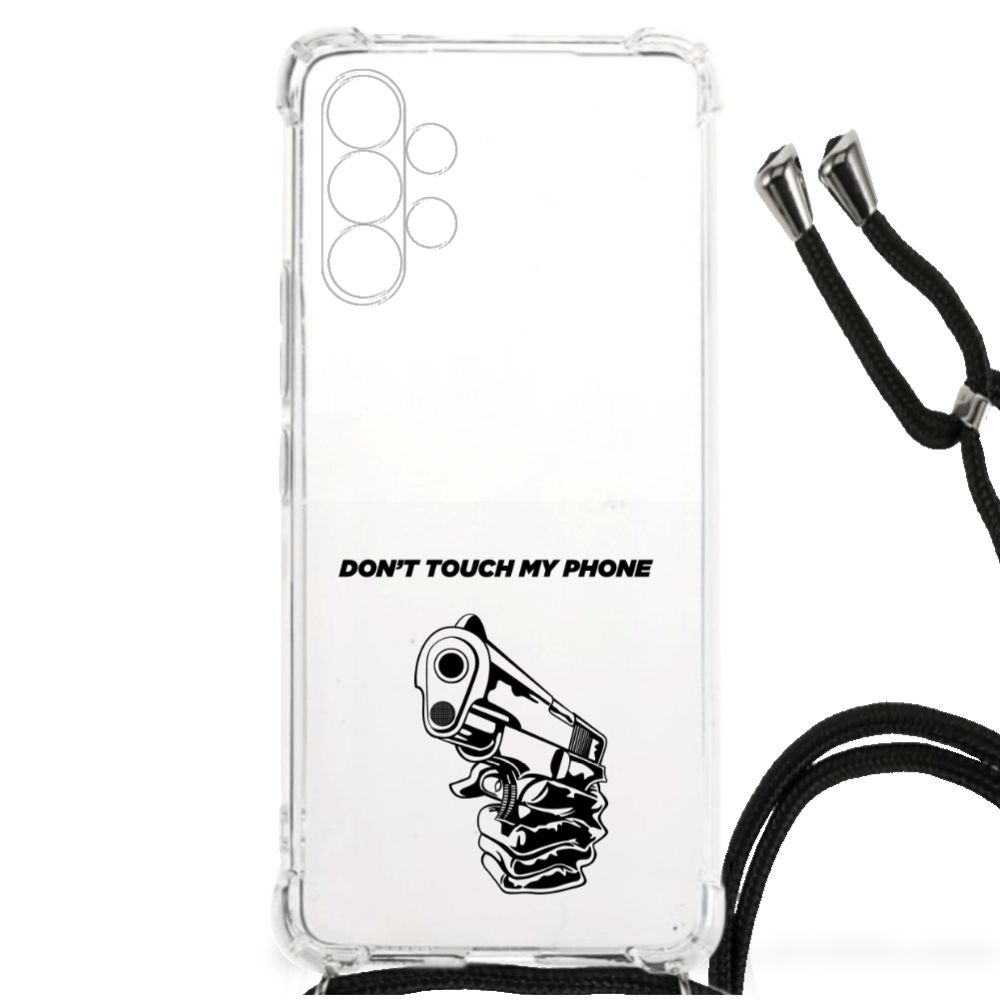 Samsung Galaxy A13 4G Anti Shock Case Gun Don't Touch My Phone B2C Telecom