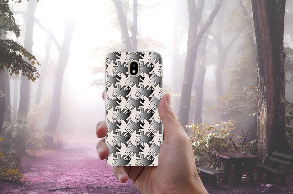 Samsung Galaxy J5 2017 TPU Hoesje Salamander Grey