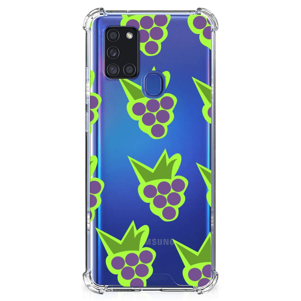 Samsung Galaxy A21s Beschermhoes Druiven