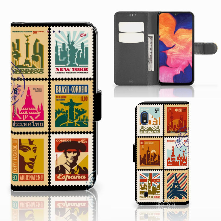Samsung Galaxy A10 Flip Cover Postzegels