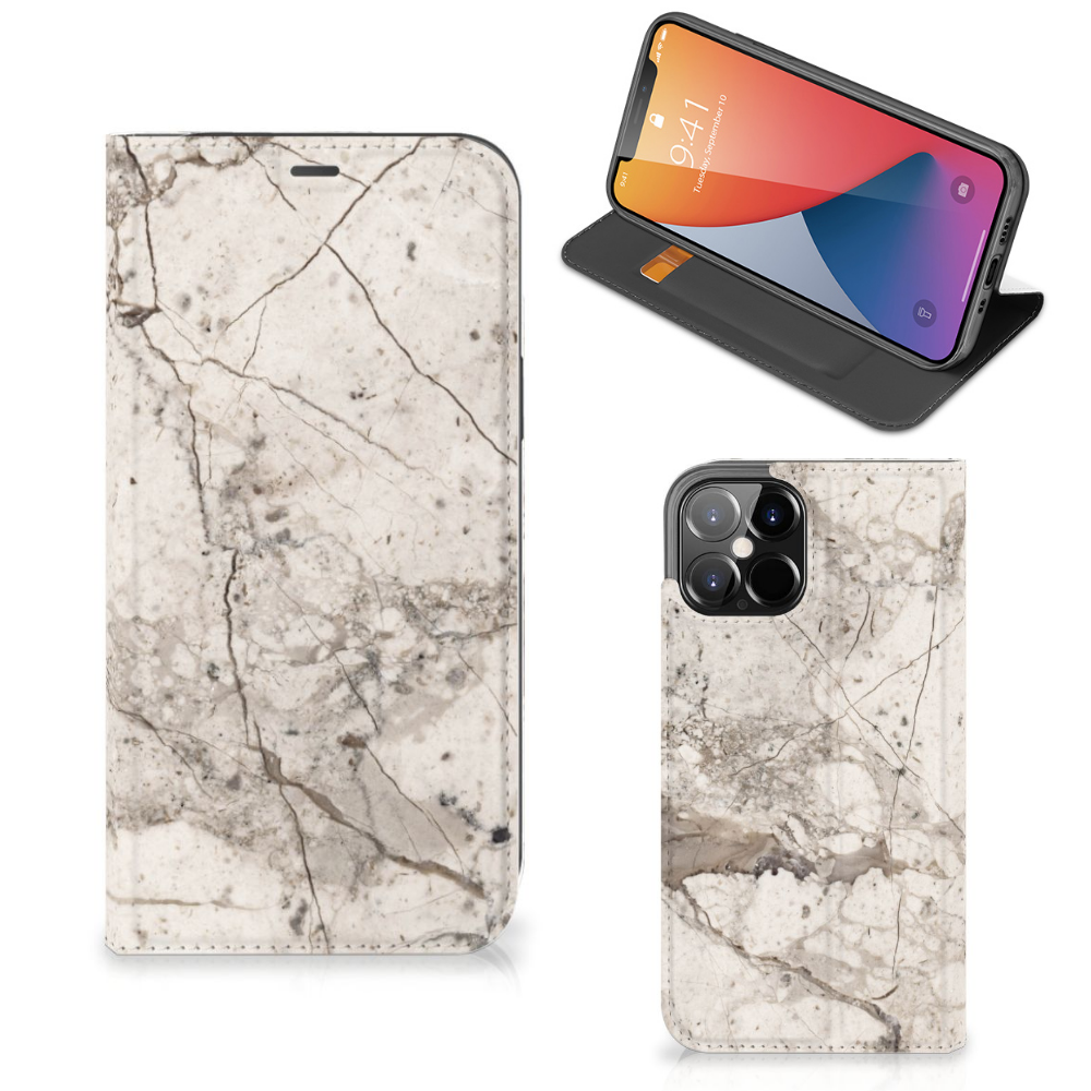 iPhone 12 Pro Max Standcase Marmer Beige - B2C Telecom