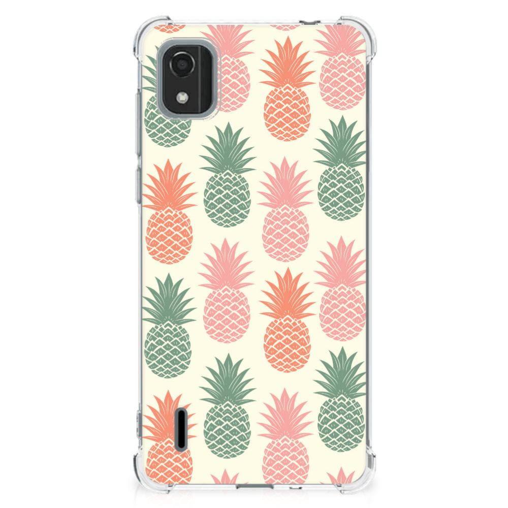 Nokia C2 2nd Edition Beschermhoes Ananas B2C Telecom