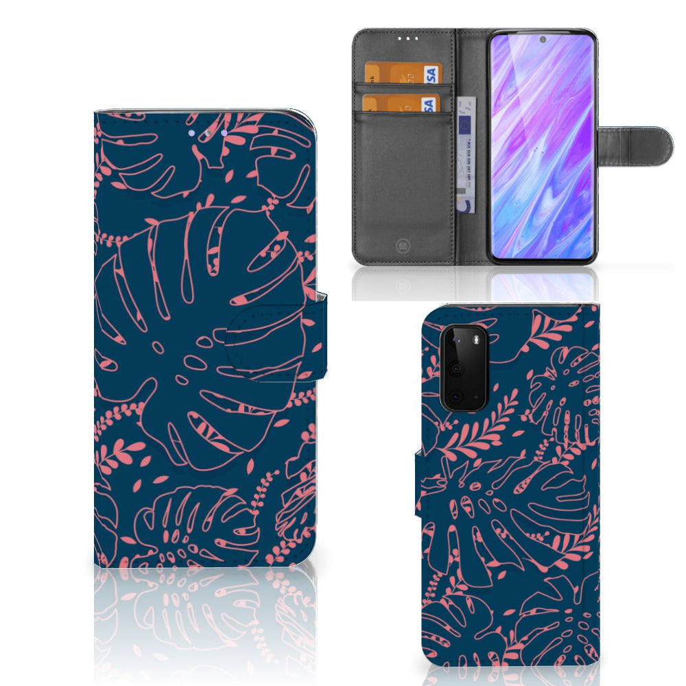 Samsung Galaxy S20 Hoesje Palm Leaves