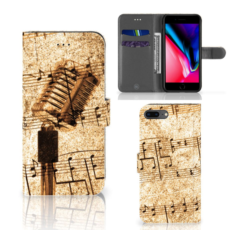 Apple iPhone 7 Plus | 8 Plus Telefoonhoesje met foto Bladmuziek