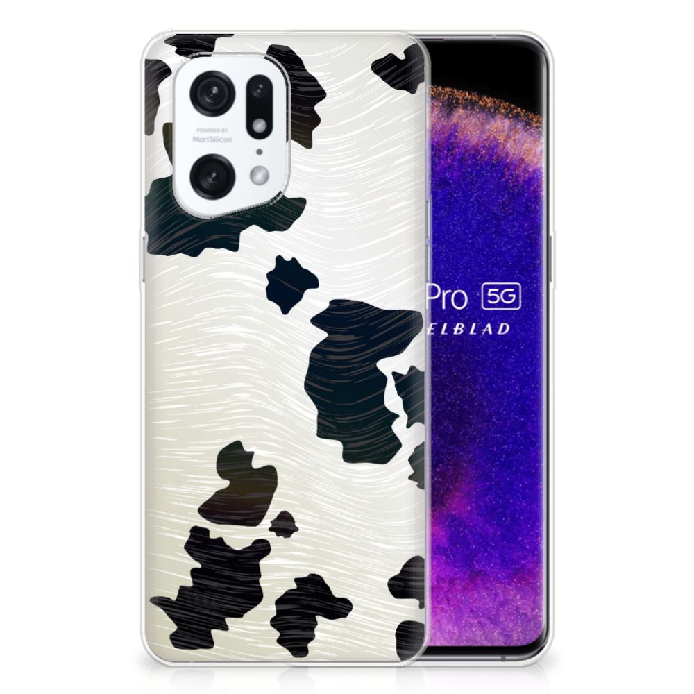 OPPO Find X5 Pro TPU Hoesje Koeienvlekken B2C Telecom