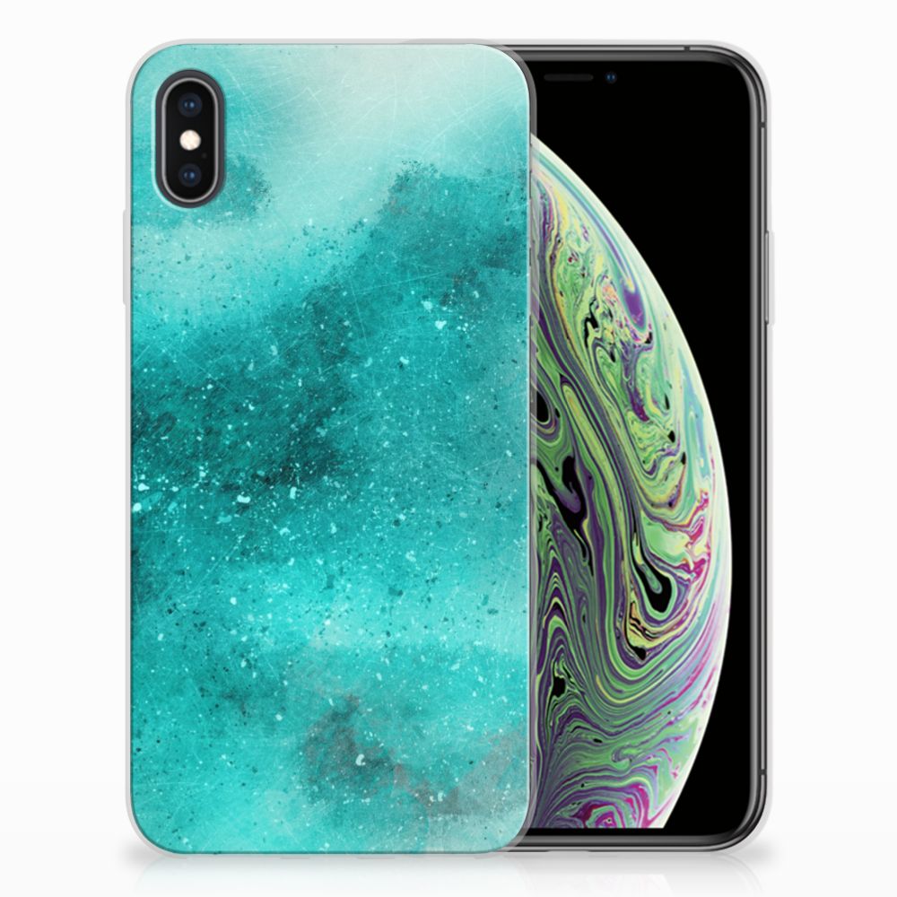 Hoesje maken Apple iPhone Xs Max Painting Blue