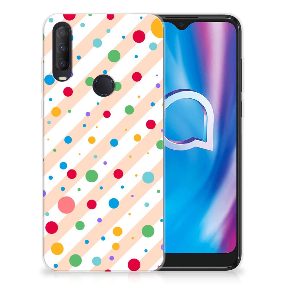 Alcatel 1S (2020) TPU bumper Dots B2C Telecom