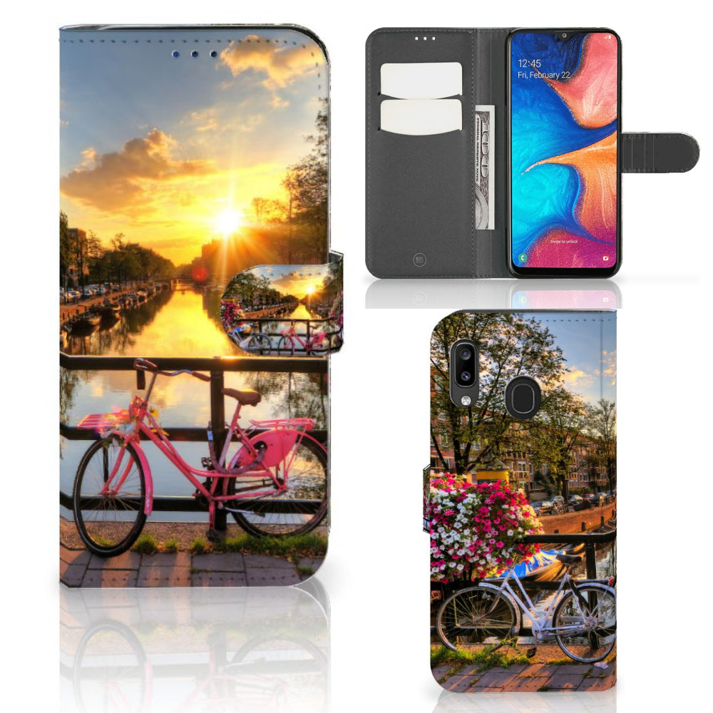 Samsung Galaxy A30 Flip Cover Amsterdamse Grachten