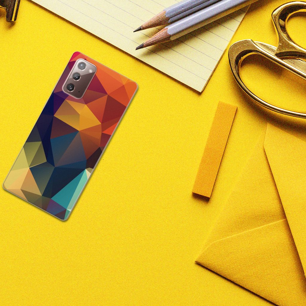 Samsung Note 20 TPU Hoesje Polygon Color B2C Telecom