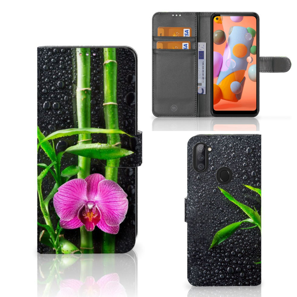 Samsung Galaxy M11 | A11 Hoesje Orchidee