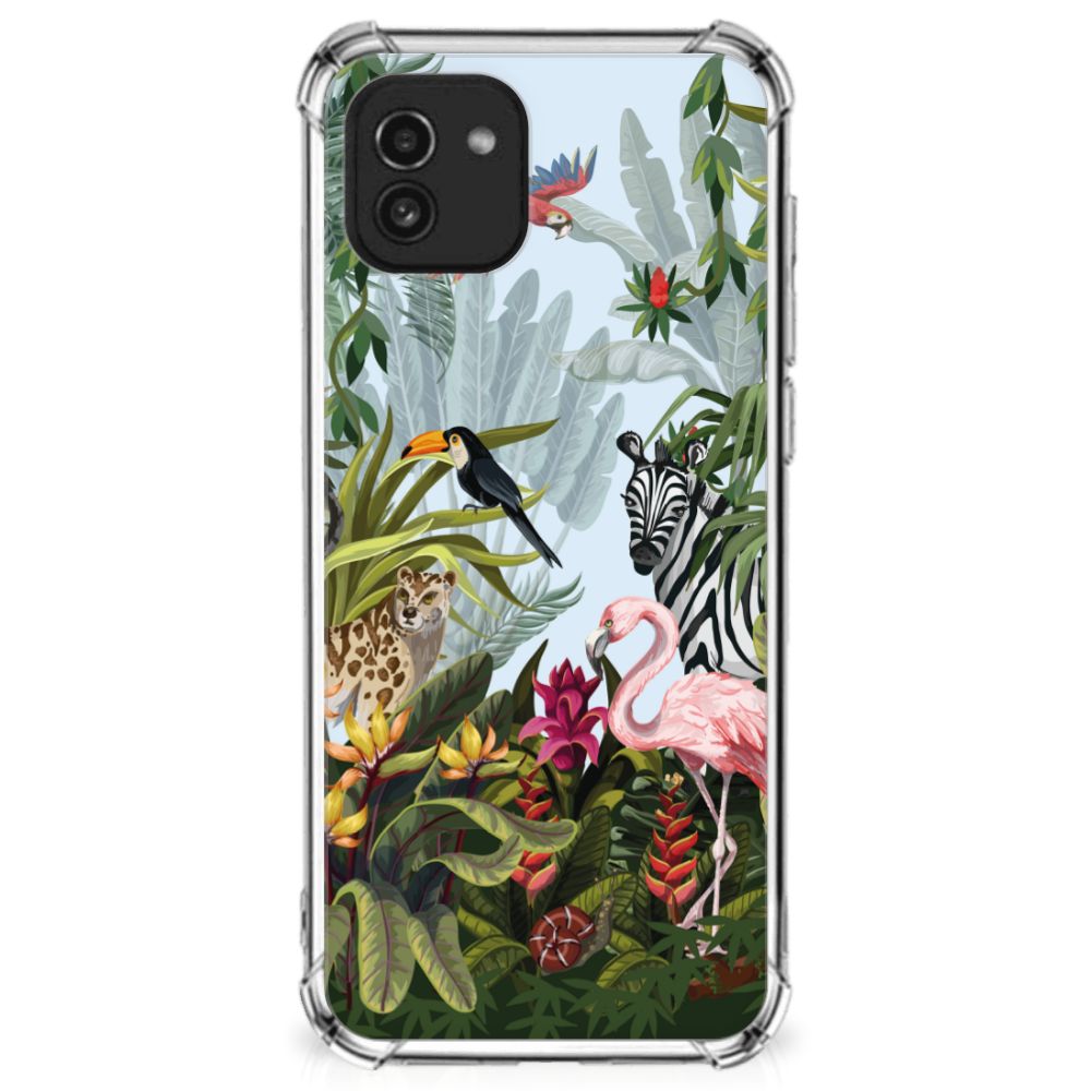 Case Anti-shock voor Samsung Galaxy A03 Jungle