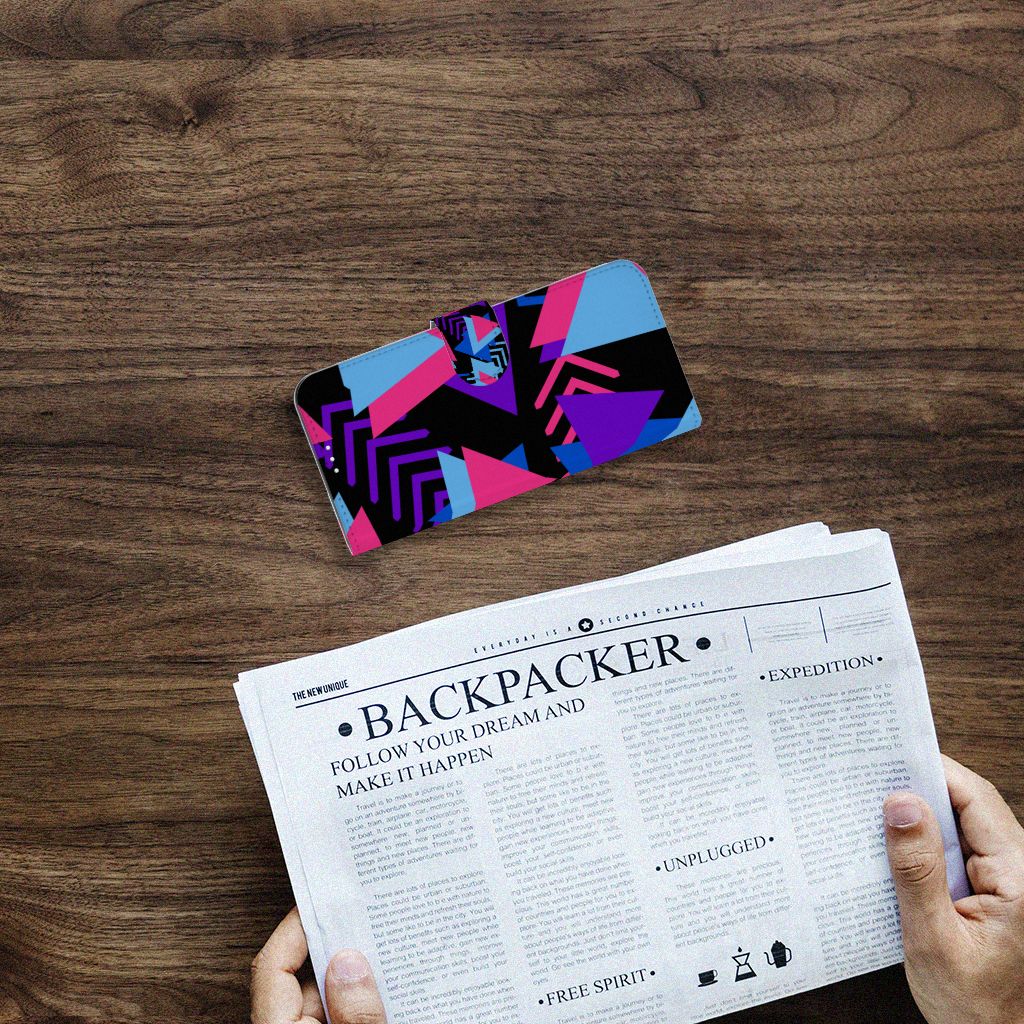 OnePlus 9 Book Case Funky Triangle