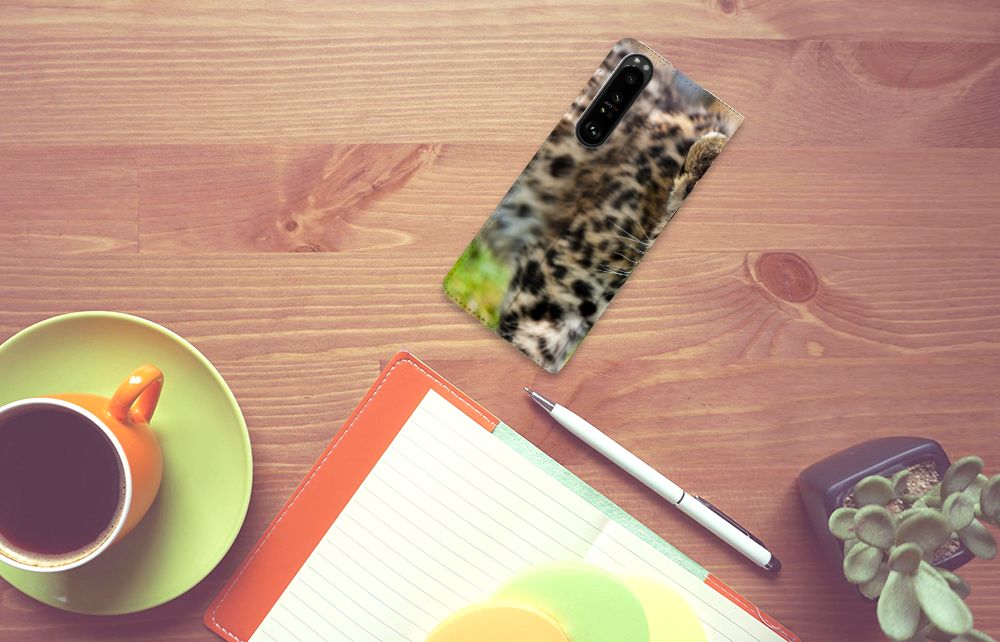 Sony Xperia 1 III Hoesje maken Baby Luipaard - B2C Telecom