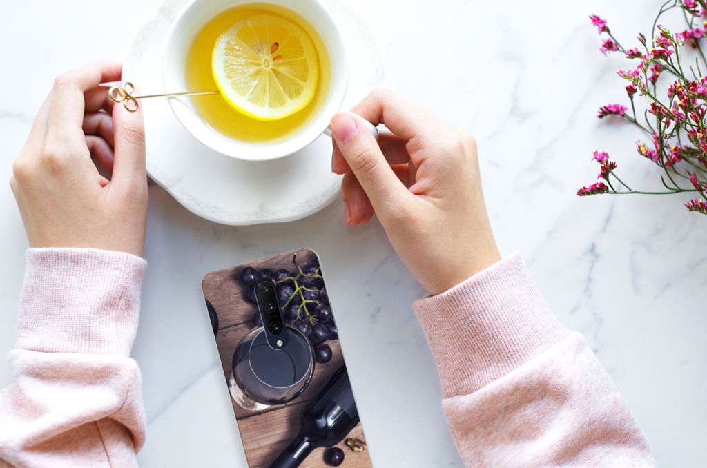 OnePlus 7 Pro Siliconen Case Wijn
