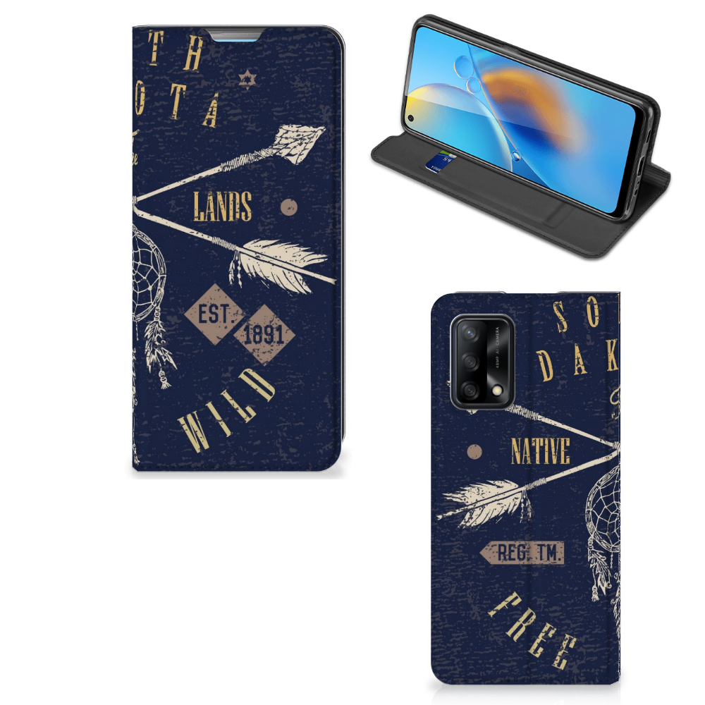 OPPO A74 4G Book Cover South Dakota - B2C Telecom