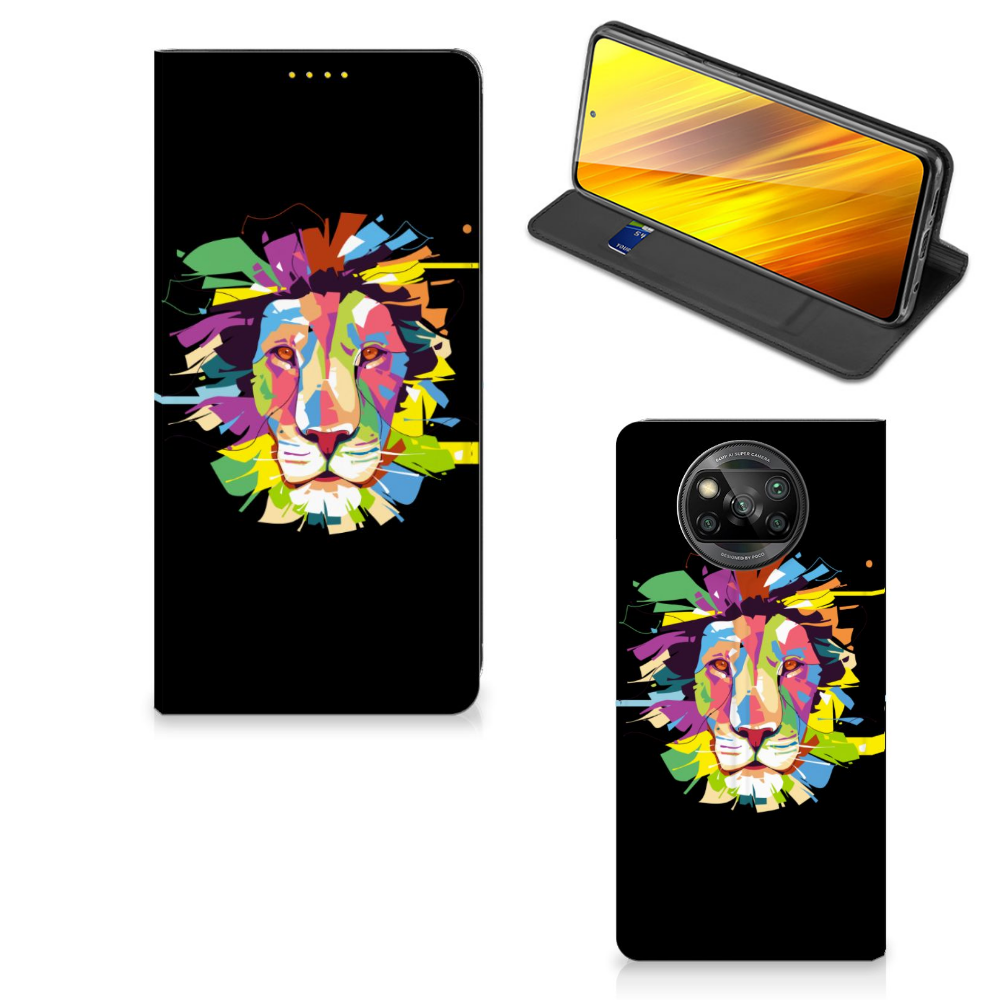 Xiaomi Poco X3 Pro | Poco X3 Magnet Case Lion Color - B2C Telecom