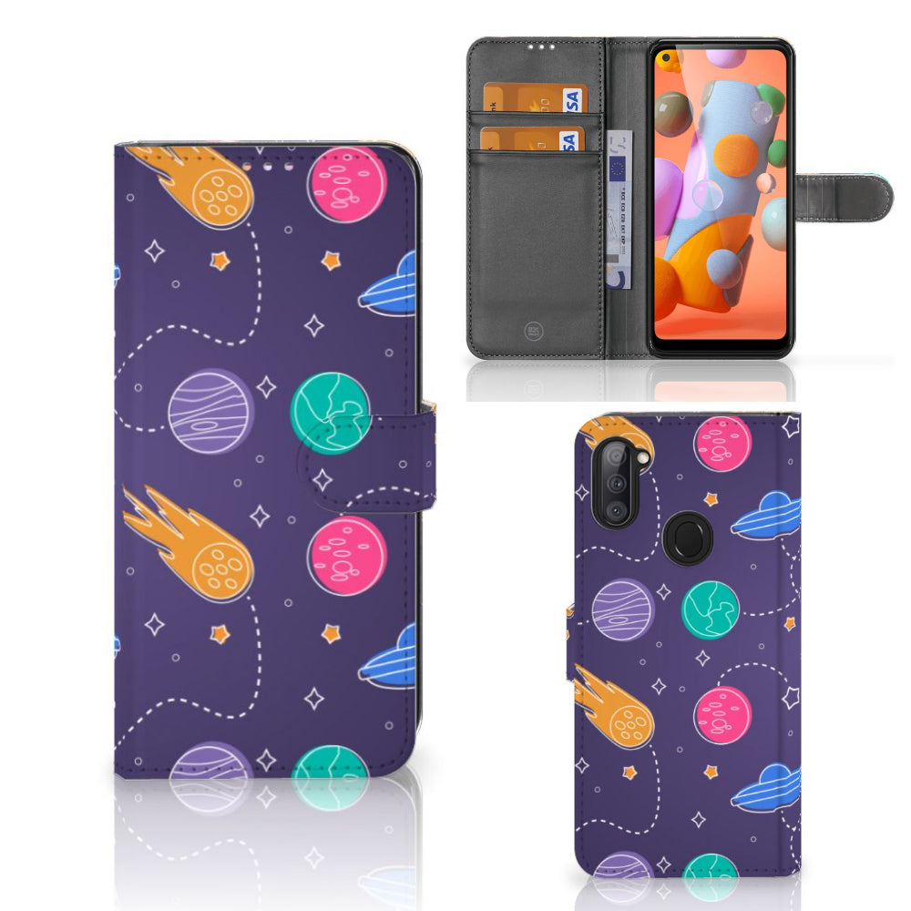 Samsung Galaxy M11 | A11 Wallet Case met Pasjes Space