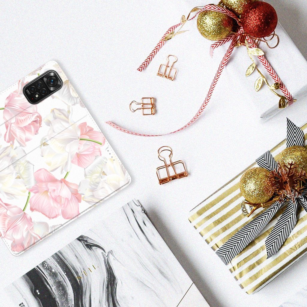 Xiaomi Redmi Note 11/11S Smart Cover Lovely Flowers - B2C Telecom