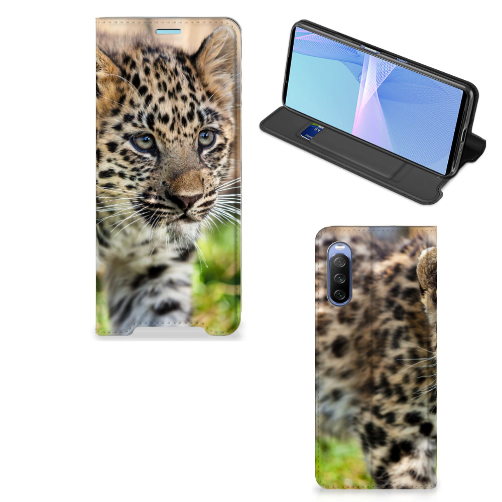 Sony Xperia 10 III Hoesje maken Baby Luipaard - B2C Telecom