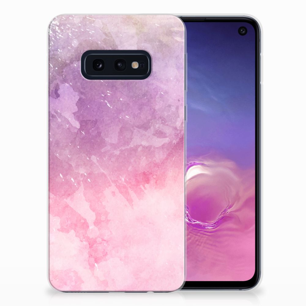 Hoesje maken Samsung Galaxy S10e Pink Purple Paint