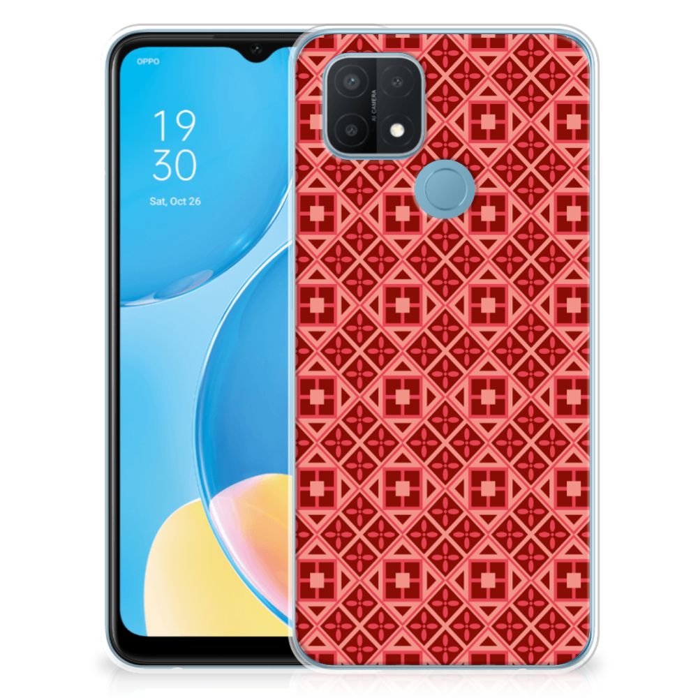 OPPO A15 TPU bumper Batik Rood B2C Telecom