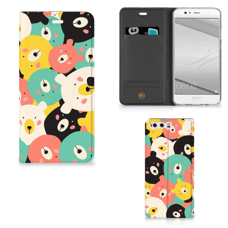 Huawei P10 Plus Magnet Case Bears