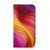 Stand Case voor iPhone 15 Pro Regenboog met kleurrijk golfdesign in warme tinten.